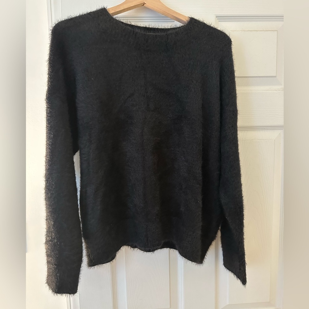 Black Fuzzy Sweater